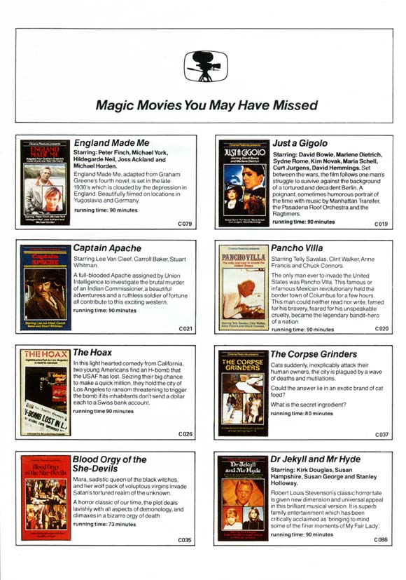 Catalogue