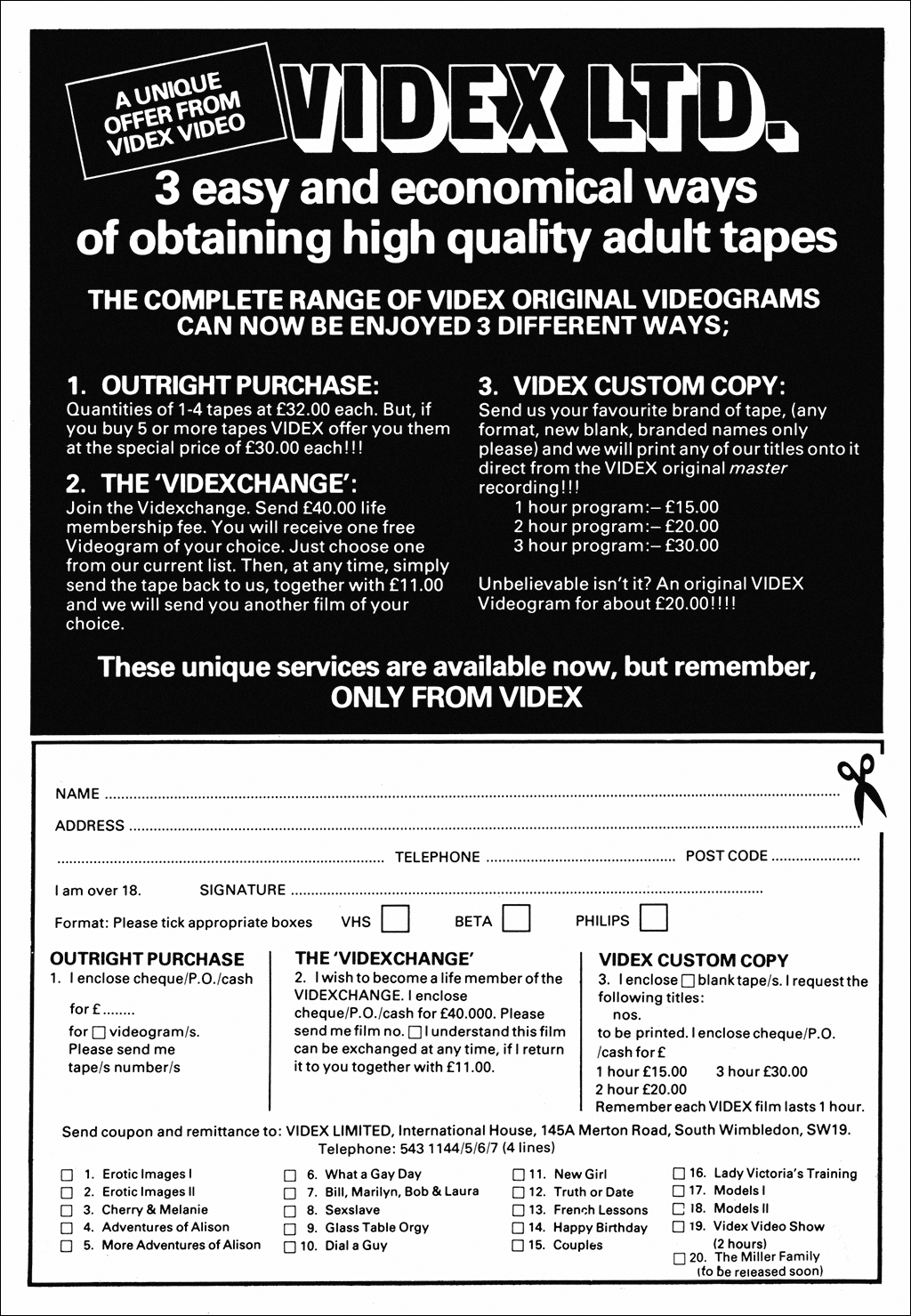 Catalogue